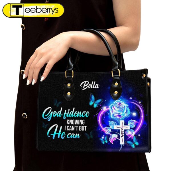 Personalized Leather Bag For Women – Godfidence Knowing I Can‘t But He Can Leather Bag Leather Bag