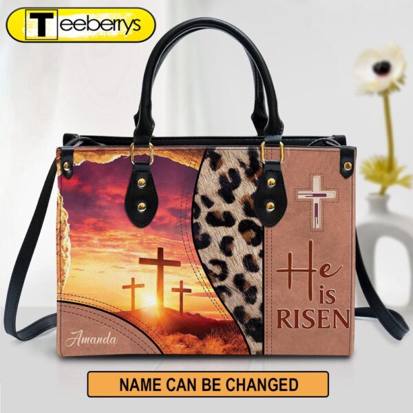 Personalized Leather Bag For Women – He Is Risen Leather Bag Leather Bag