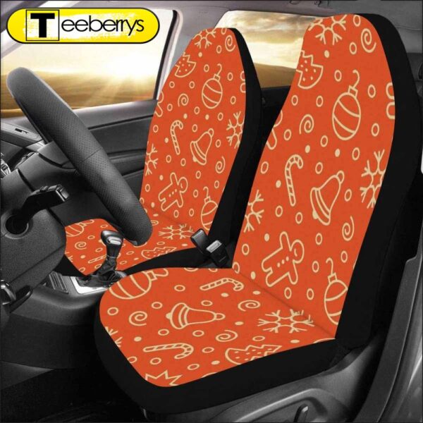 Pine Tree Decoration Motifs Car Seat Covers