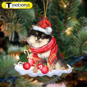 Pomeranian Better Christmas Hanging Christmas…