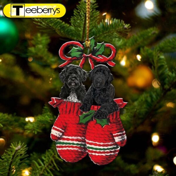 Portuguese Water Dog Inside Your Gloves Christmas Holiday Christmas Ornament