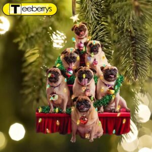 Pug Christmas Lovely Tree Gift…