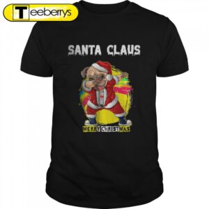 Pug Dabbing Xmas Santa Claus…