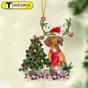 Red Dachshund-Christmas Tree Gift Hanging…