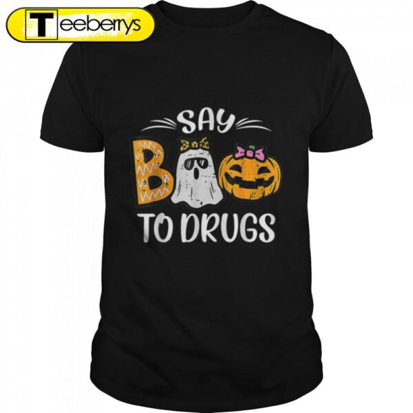 Red Ribbon Week Say BOO To Say Yes To Halloween T-Shirt