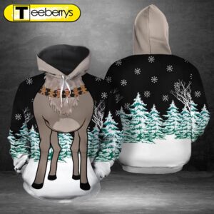 Reindeer Shirt, Christmas 3D Shirt…