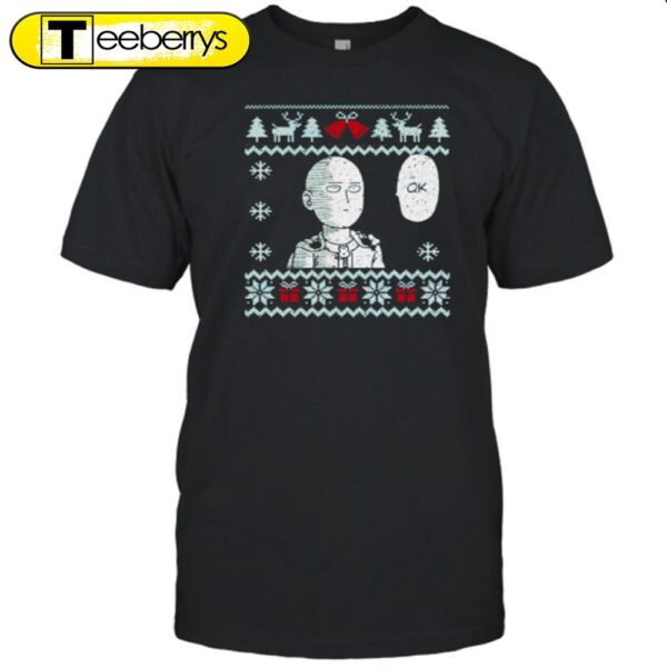 Saitama My Christmas Is Ok Classic Holiday Cheer Shirt