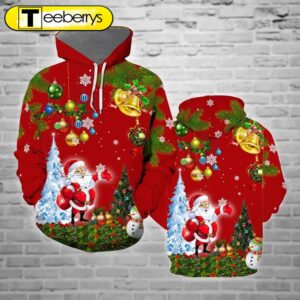 Santa Claus Christmas 3D Hoodie…