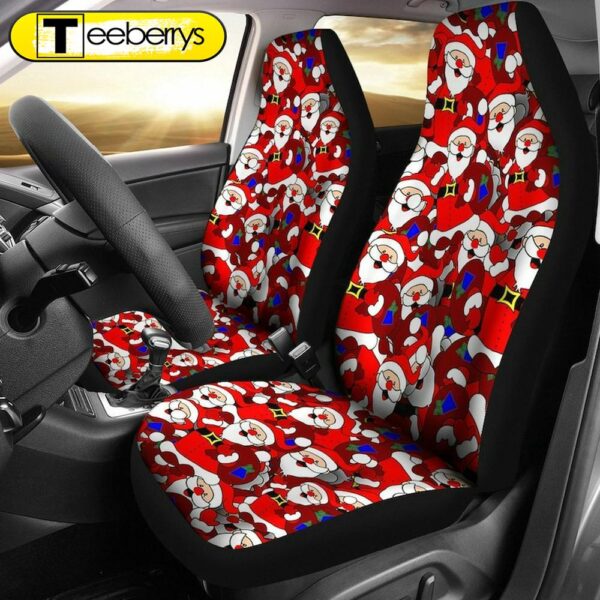 Santa Claus Custom Name Car Seat Covers