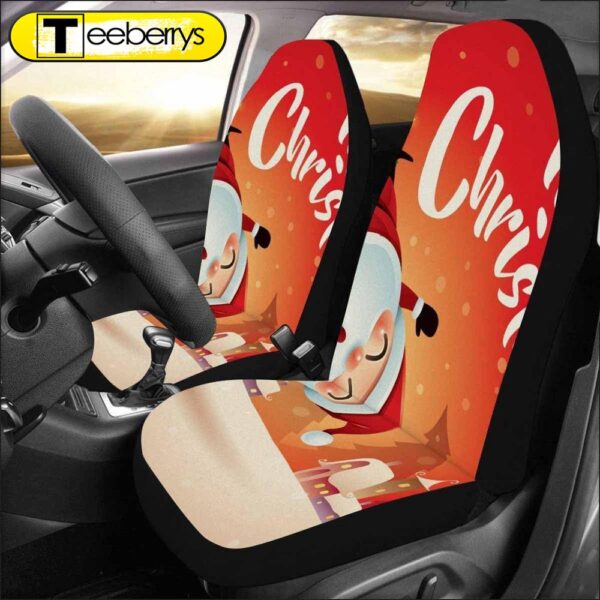 Santa Claus Funny Car Seat Covers