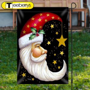 Santa Claus Moon Shape Star…