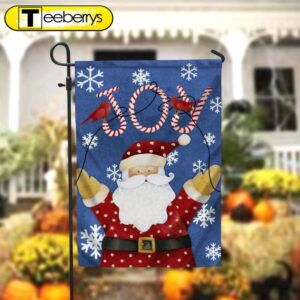 Santa Joy Garden FlagsXmas, Garden…