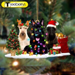 Scottish Terrier Christmas Dog Friends…