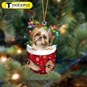 Shi Tzu In Christmas Pocket…