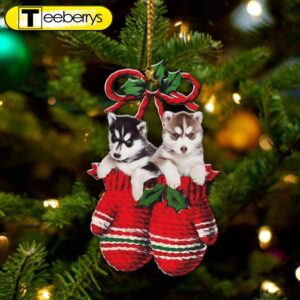 Siberian Husky Inside Your Gloves…