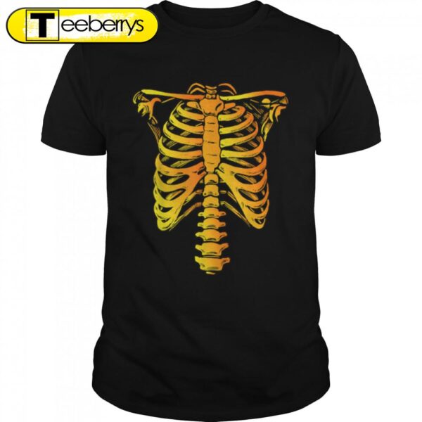 Skeleton Ribcage Costume Halloween T-Shirt