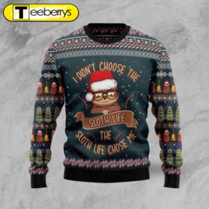 Sloth Life Ugly Christmas Sweater