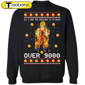 Son Goku Christmas Sweater Reaching…