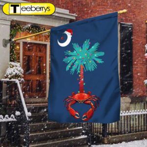 South Carolina Christmas Flag Palm…