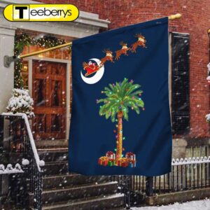 South Carolina Christmas Flag Santa…