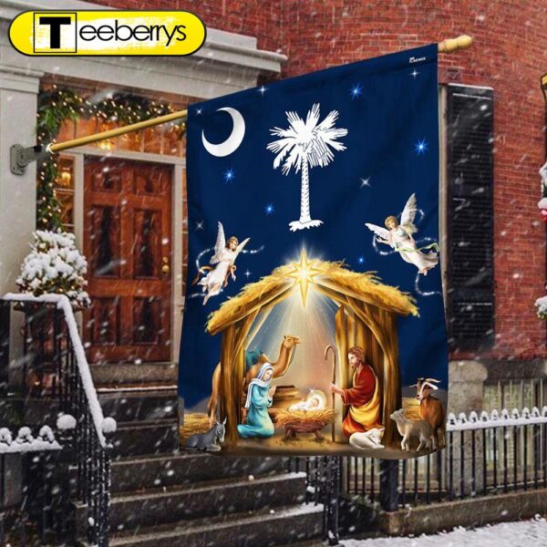 South Carolina Christmas Nativity of Jesus Flag – Christmas Flag