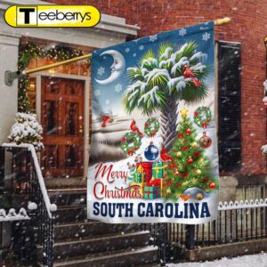 South Carolina Merry Christmas Palm…