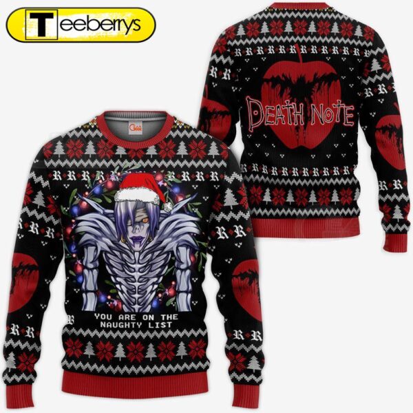 Spooky & Festive Death Note Shinigami Rem Ugly Christmas Sweater