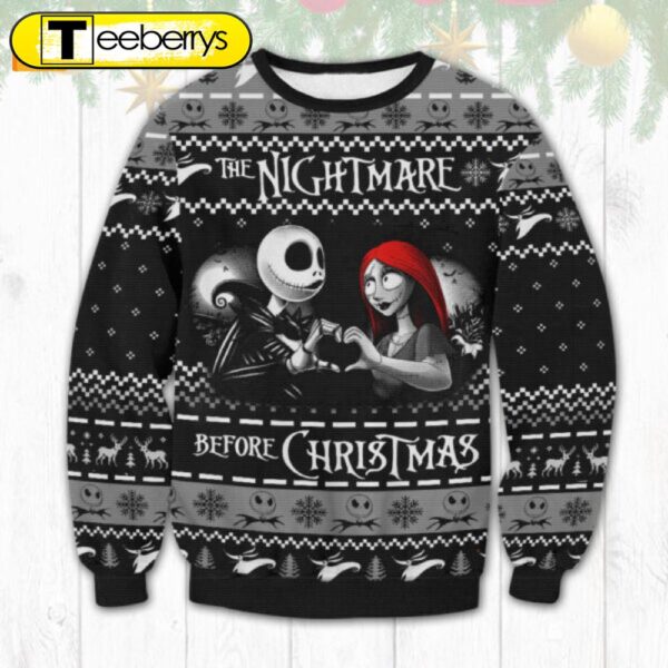 Spooky Nightmare Jack Skellington Xmas Sweater – Perfect Ugly Christmas Attire