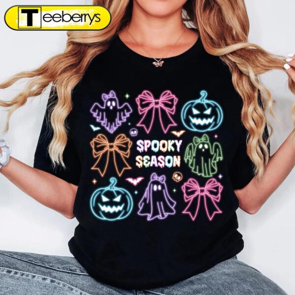 Spooky Season Neon Halloween Shirt