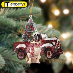 St Bernard-Christmas Truck Two Sided…