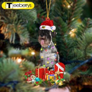 Standard Schnauzer-Dog Be Christmas Tree…