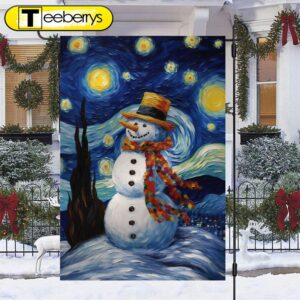 Starry Night Snowman A Whimsical…