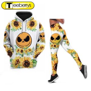 Sunflower Jack Skellington Combo Hoodie…