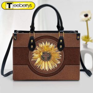 Sunflower Leather Handbag – Religious…