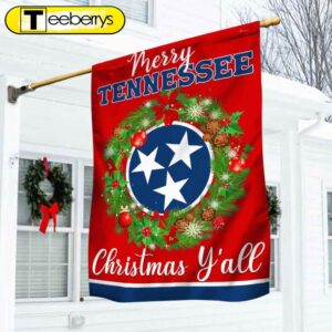 Tennessee Christmas Flag