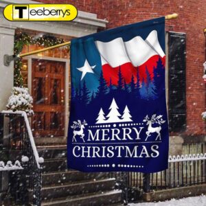 Texas Christmas Flag Merry Christmas…