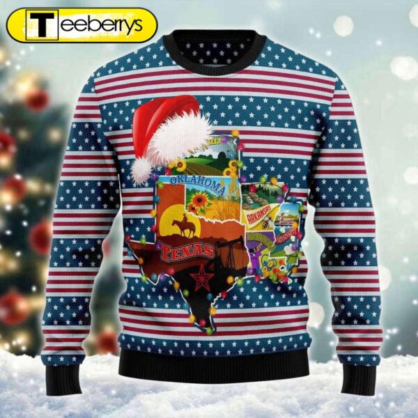 Texas Merry Christmas Ugly Sweater