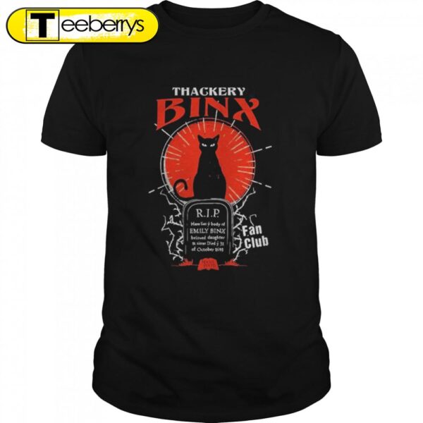 Thackery Binx Hocus Pocus Sanderson Sisters Cats Witches Halloween T-Shirts