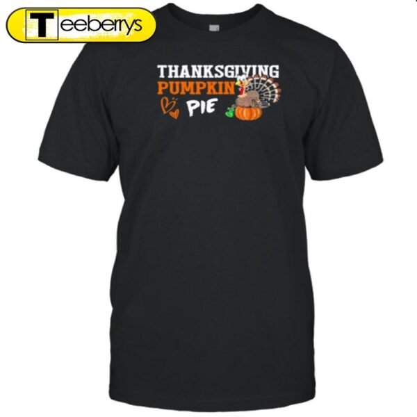 Thanksgiving Pumpkin Pie Vintage Trendy Halloween T-Shirt