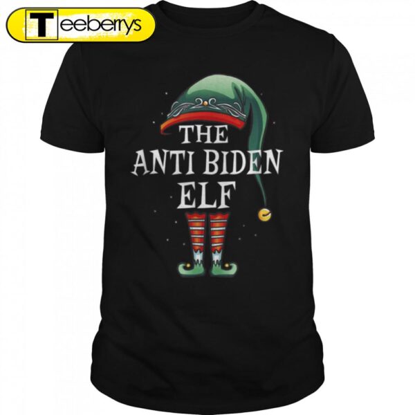 The Anti Biden Elf Matching Family Pjs Republican Christmas Shirt