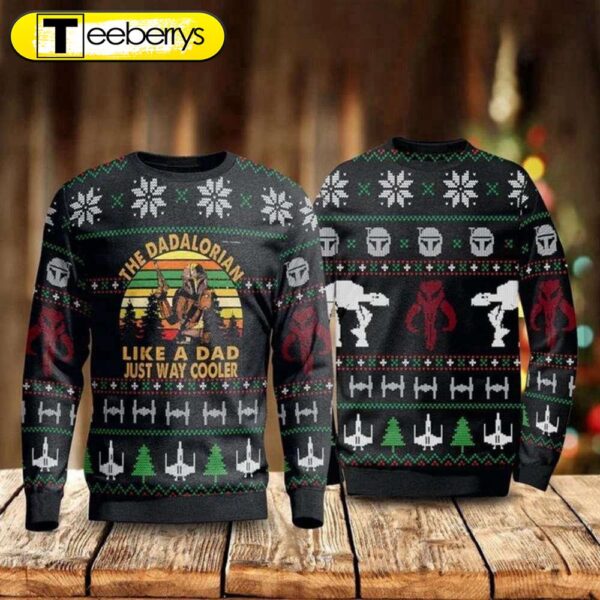 The Dadalorian Ugly Christmas Sweater Embrace the Dad Spirit