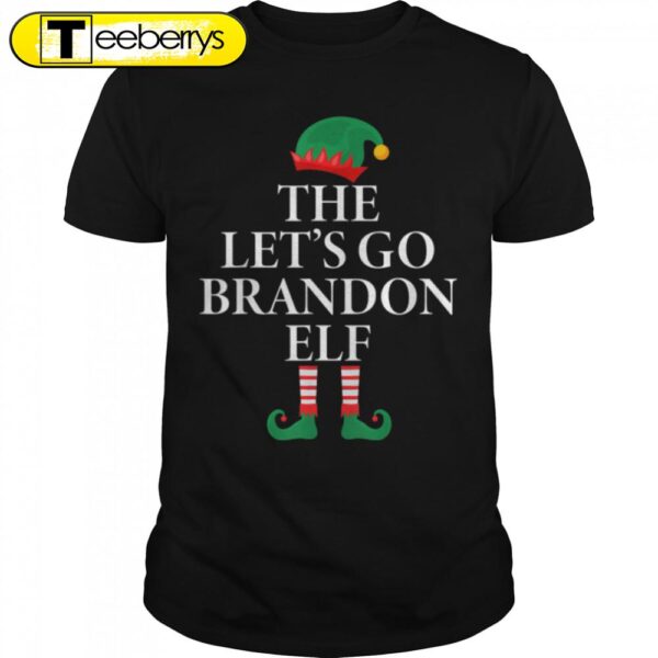 The Lets’s Go Brandon Elf Anti Biden Funny Christmas Shirt