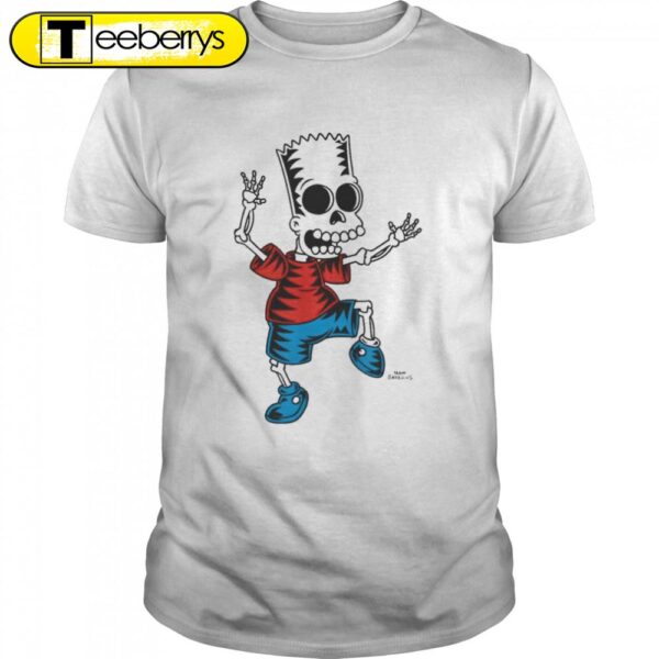 The Simpsons Bart Skeleton Treehouse of Horror Halloween T-Shirts