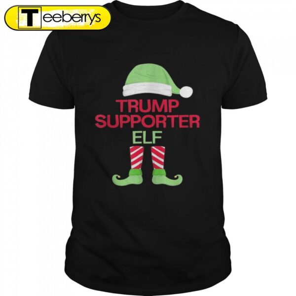 The Trump Supporter Elf Family Christmas Shirts