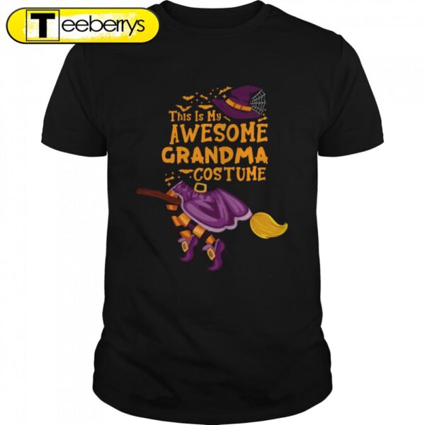 This Is My Awesome Grandma Costume Pumpkin Funny Grandma Halloween T-Shirts