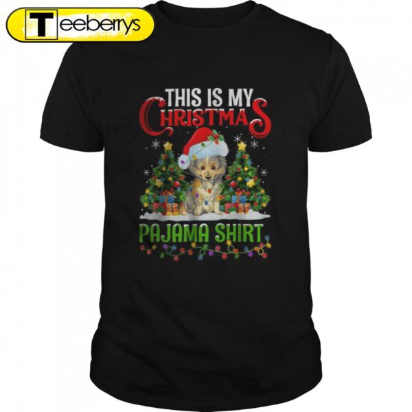 This Is My Christmas Pajama Shirt Sheltie Dog Christmas Shirts