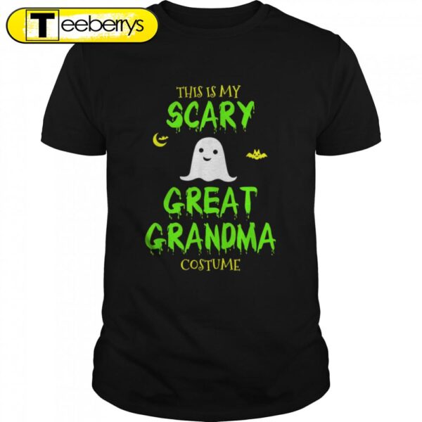 This Is My Scary Great Grandma Costume Halloween Lazy Easy Grandma Halloween T-Shirts