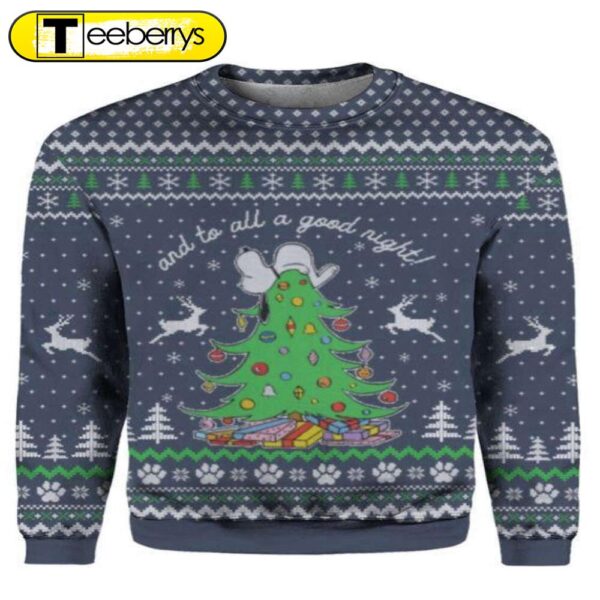 To All A Good Night Ugly Christmas Sweater – Festive and Fun Holiday Attire