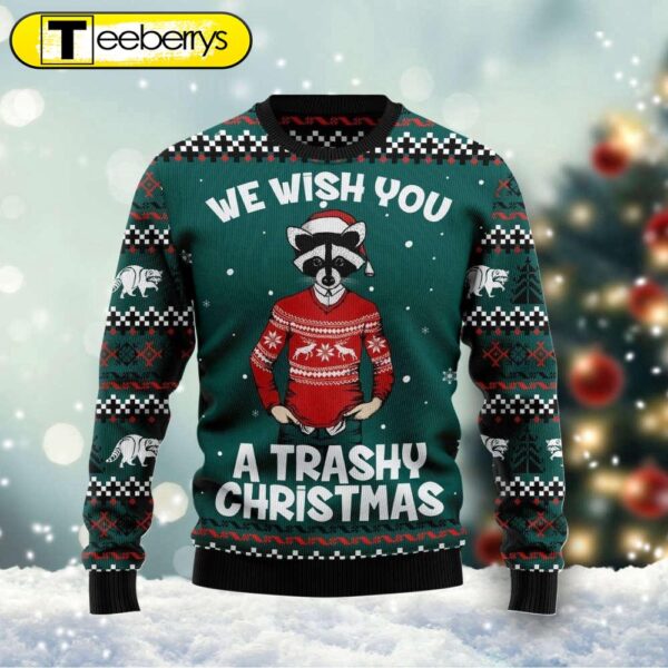 Trashy Christmas Ugly Sweater Festive and Fun Holiday Attire