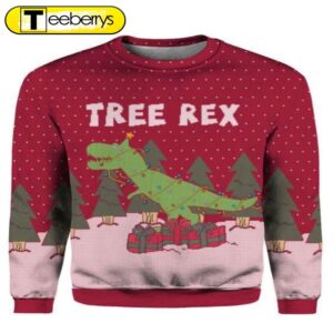 Tree Rex Christmas Ugly Christmas…